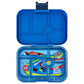 Yumbox Original 6 Compartment Race Cars Lunch Box - Surf Blue