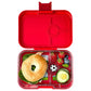 Yumbox Panino 4 Compartment Dinosaur Lunch Box - Wow Red