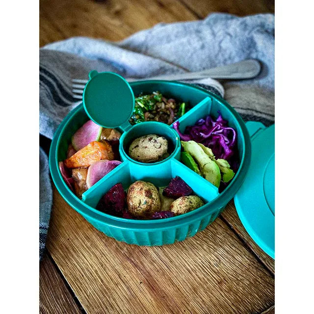 Yumbox Poke Bowls 3 Part Divider - Paradise Aqua