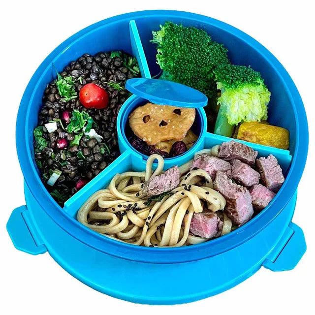 Yumbox Poke Bowls 3 Part Divider - Lagoon Blue