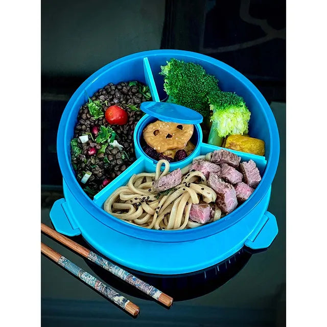 Yumbox Poke Bowls 3 Part Divider - Lagoon Blue