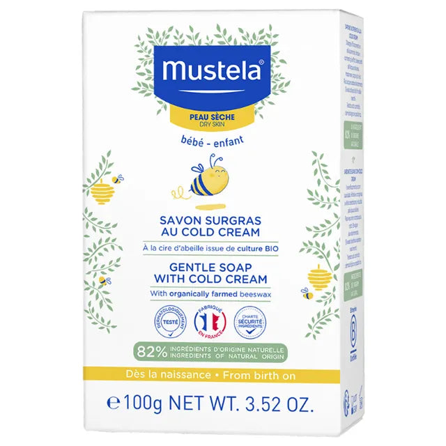 Mustela - Gentle Soap with Cold Cream Face and Body 100g