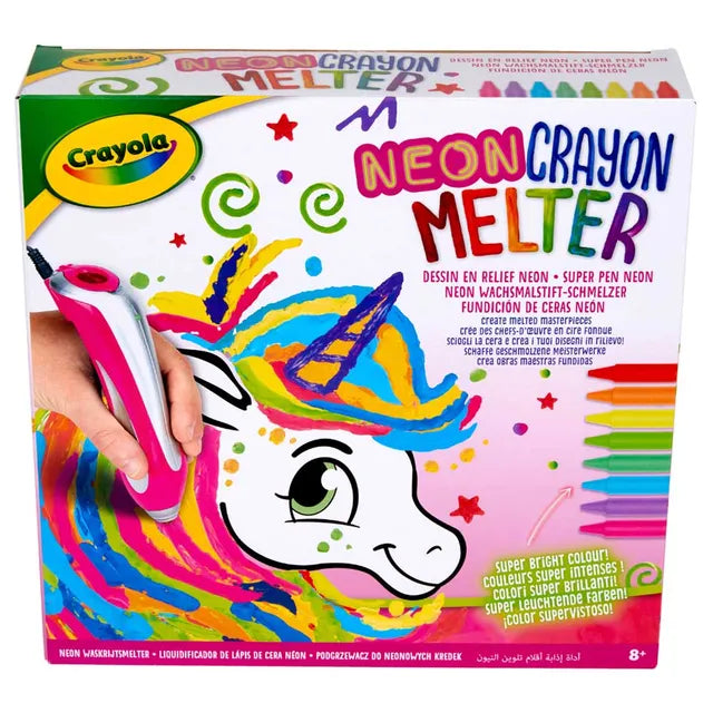 Crayola Unicorn Style Neon Crayon Melter Tween Craft Kit - Laadlee