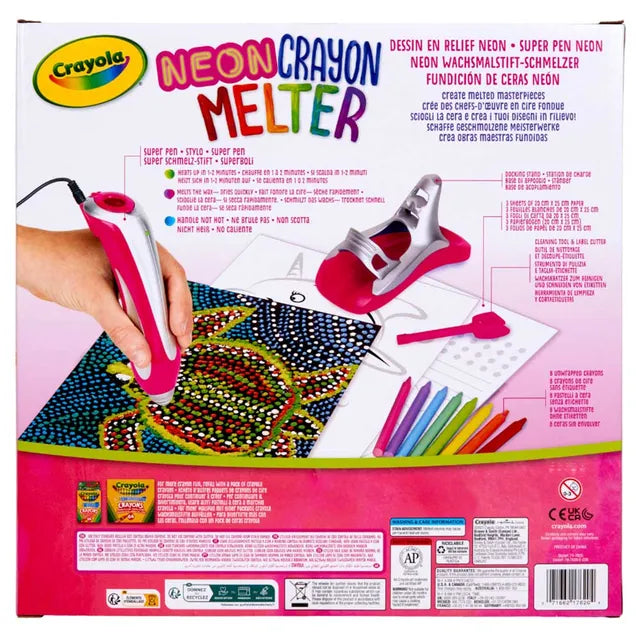 Crayola Unicorn Style Neon Crayon Melter Tween Craft Kit - Laadlee