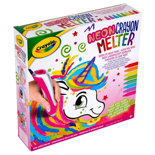 Crayola Unicorn Style Neon Crayon Melter Tween Craft Kit - Laadlee