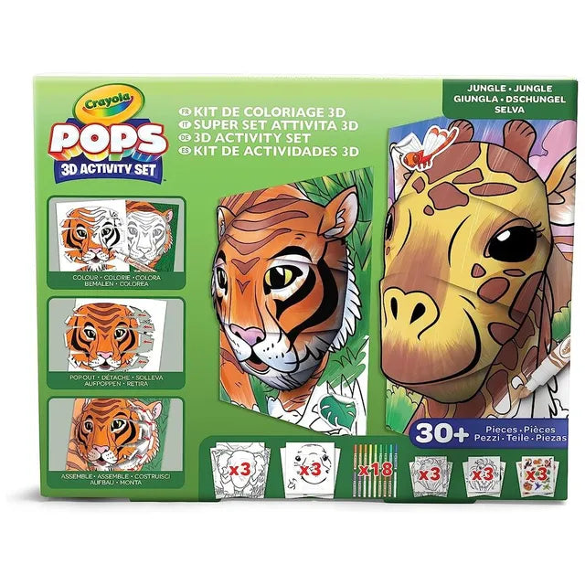 Crayola 3D Pops Super Set - Jungle - Laadlee