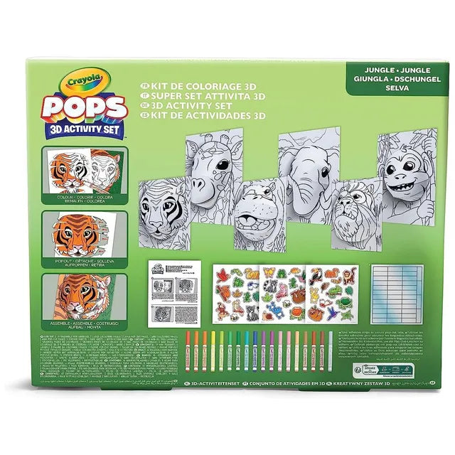 Crayola 3D Pops Super Set - Jungle - Laadlee