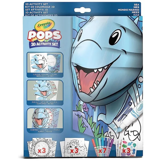 Crayola Pops 3D Activity Set - Sea - Laadlee