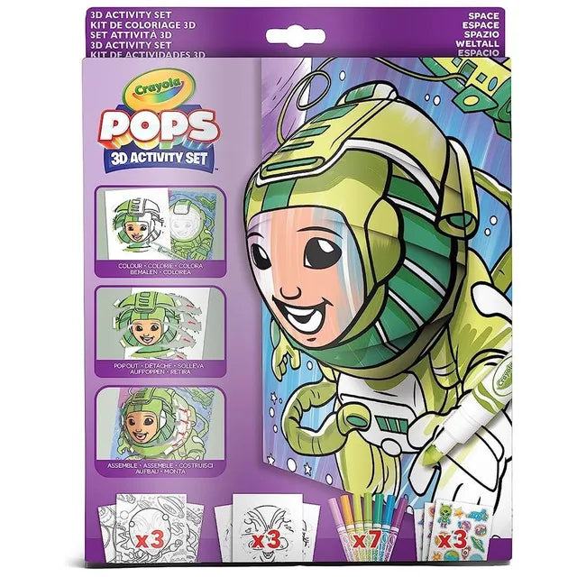 Crayola Pops 3D Activity Set - Space - Laadlee