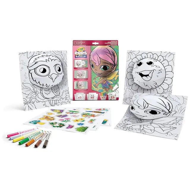 Crayola Pops 3D Activity Set - Enchanted - Laadlee