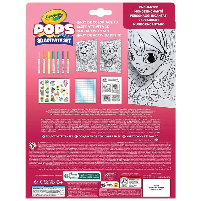 Crayola Pops 3D Activity Set - Enchanted - Laadlee