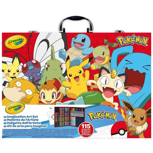 Crayola Pokemon Creative Art Set Case - Laadlee