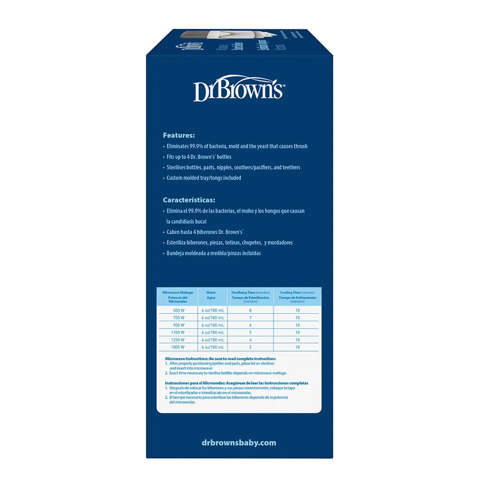 Dr. Brown's Microwave Sterilizer - Grey - Laadlee