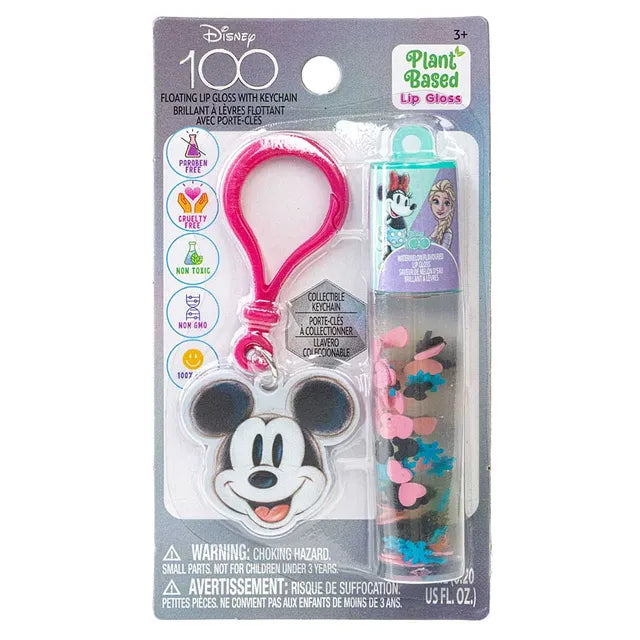Townley Girl Disney 100th - Lip Gloss Floater And Keychain - Laadlee