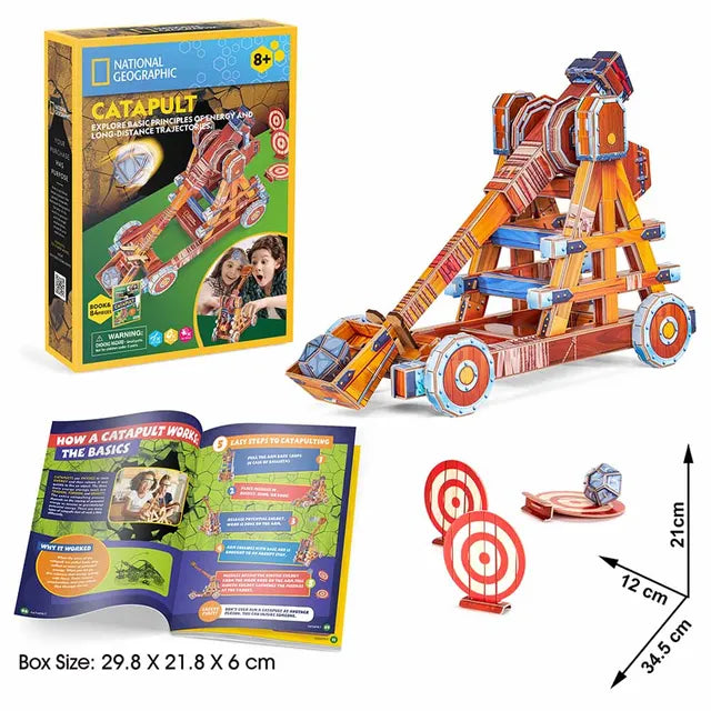 Cubicfun Ngeo 3D Puzzle Catapult - 84Pcs