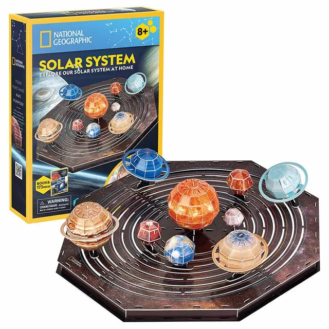 Cubicfun Ngeo 3D Puzzle Solar System - 173Pcs