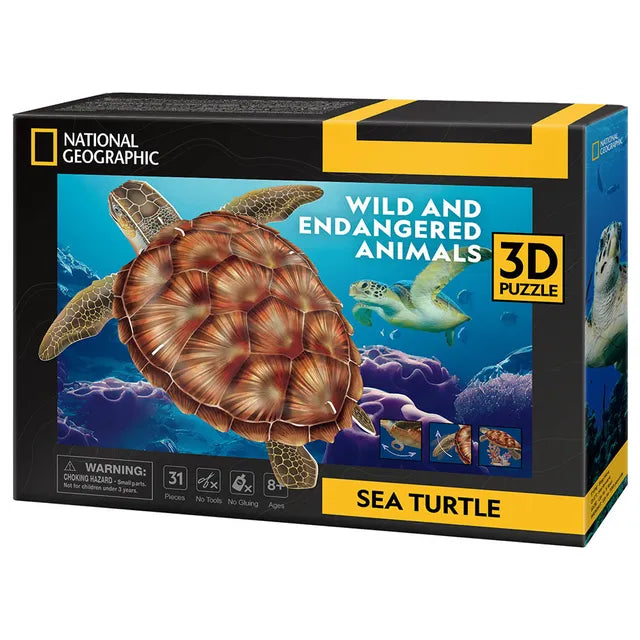 Cubicfun Ngeo 3D Puzzle Sea Turtle - 31Pcs