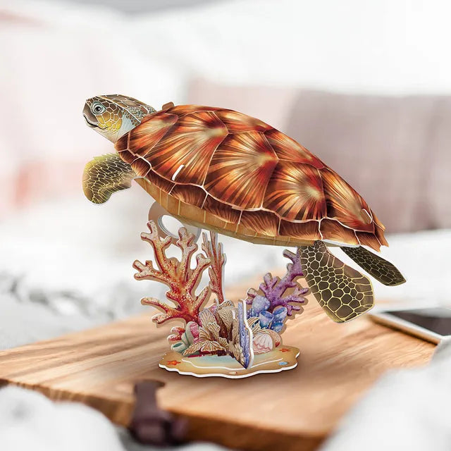 Cubicfun Ngeo 3D Puzzle Sea Turtle - 31Pcs