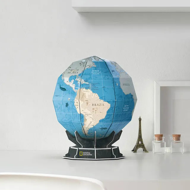 Cubicfun Ngeo 3D Puzzle Scratch Globe - 31Pcs