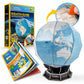 Cubicfun Ngeo 3D Puzzle Scratch Globe - 31Pcs