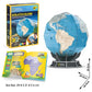 Cubicfun Ngeo 3D Puzzle Scratch Globe - 31Pcs