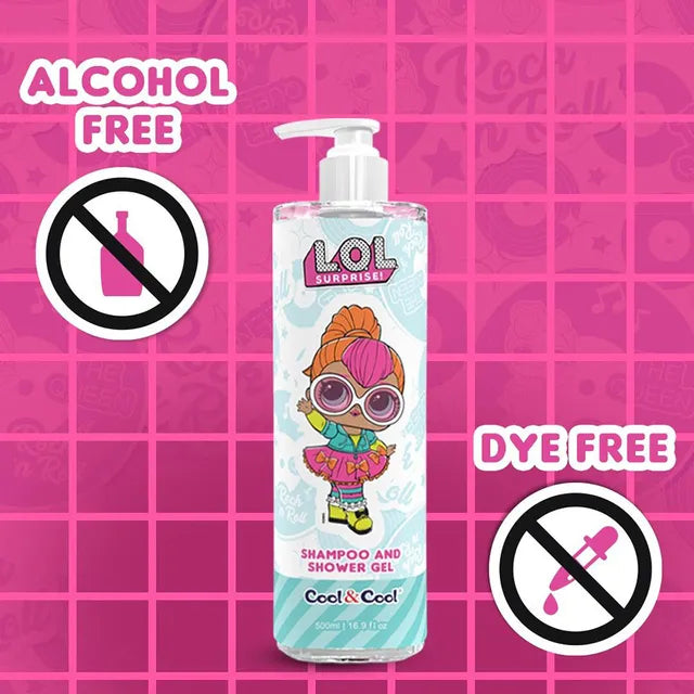 Cool & Cool LOL Surprise Neon QT Shampoo & Shower Gel - 500ml