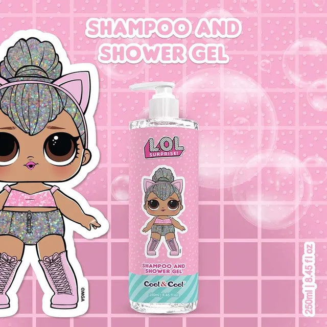 Cool & Cool LOL Surprise Kitty Queen Shampoo & Shower Gel - 250ml