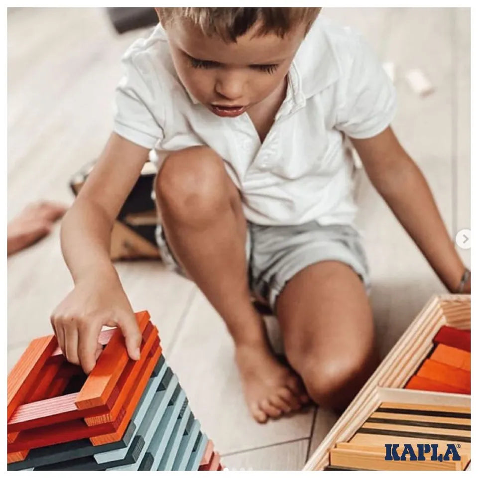 Kapla Octocolor Case Wooden Planks - 100pcs - Laadlee