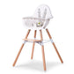 Childhome Evolu 2 Chair 2-in-1 With Bumper - Natural White