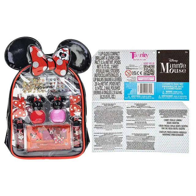 Townley Girl Disney Minnie Mouse - Cosmetic Gift Bag Set - Laadlee