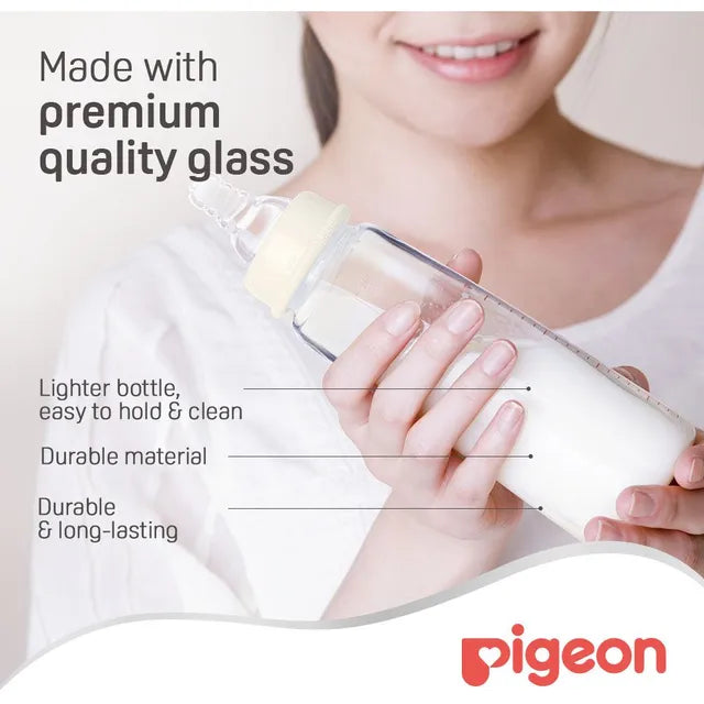 Pigeon Glass Feeding Bottle K-8 - 240ml