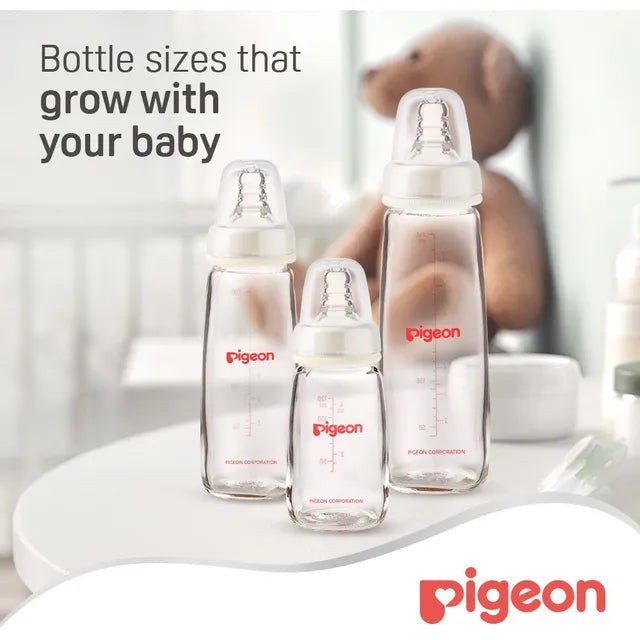 Pigeon Glass Feeding Bottle K-8 - 240ml