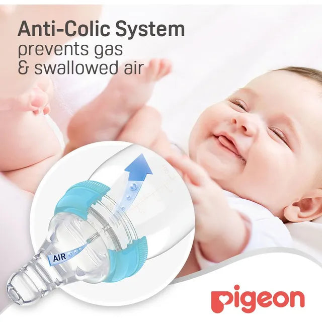 Pigeon Glass Feeding Bottle K-8  240ml - Assorted