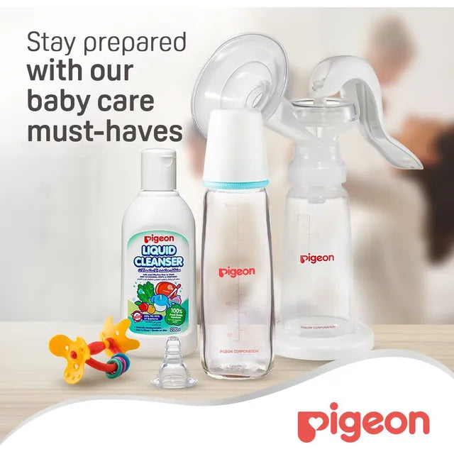 Pigeon Glass Feeding Bottle K-8  240ml - Assorted