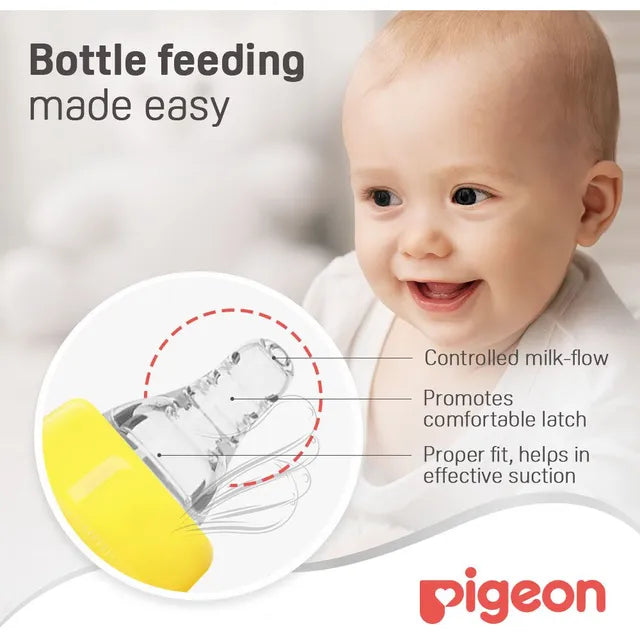 Pigeon Glass Feeding Bottle K-6 200ml - Assorted