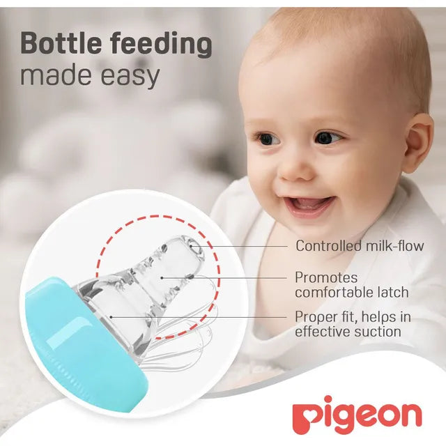 Pigeon Glass Feeding Bottle K-4 120ml - Assorted