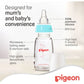 Pigeon Glass Feeding Bottle K-4 120ml - Assorted