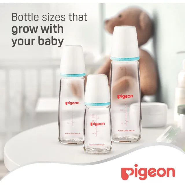 Pigeon Glass Feeding Bottle K-4 120ml - Assorted