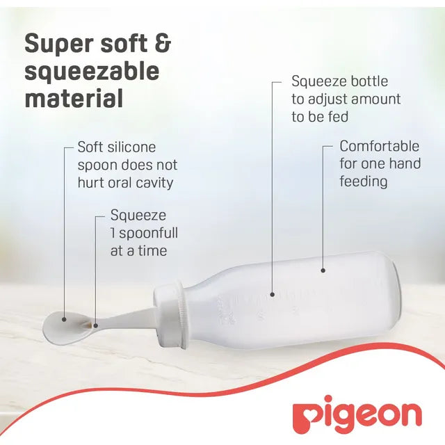 Pigeon Weaning Bottle With Spoon - 240ml