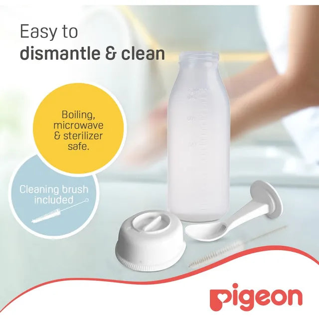 Pigeon Weaning Bottle With Spoon - 240ml