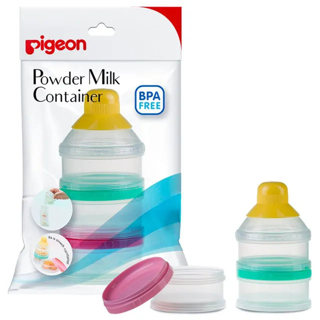 Pigeon Weaning Bottle With Spoon 240ml & 2 + Powder Milk Container