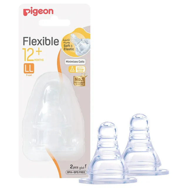 Pigeon Peristaltic Nipple (LL) - Pack of 2 (Blister)