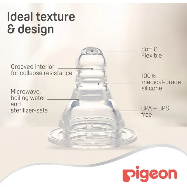 Pigeon Peristaltic Nipple (Y) -  Pack of 1 (Box)