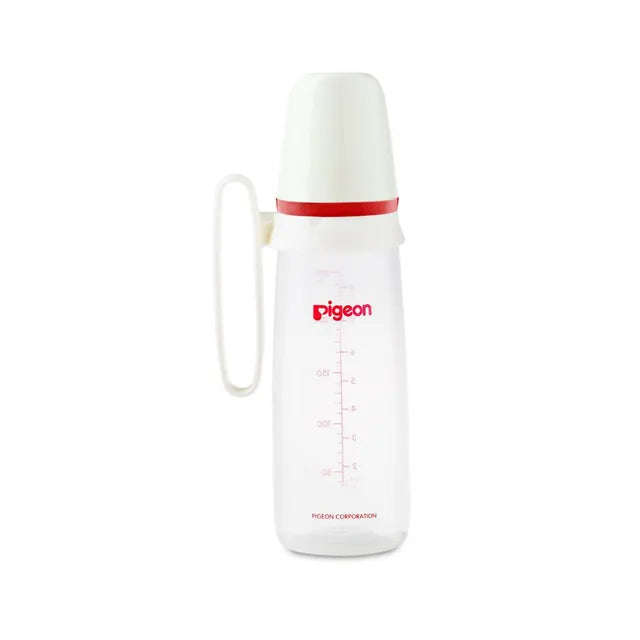 Pigeon Plastic Feeding Bottle With Handle 240ml - Assorted