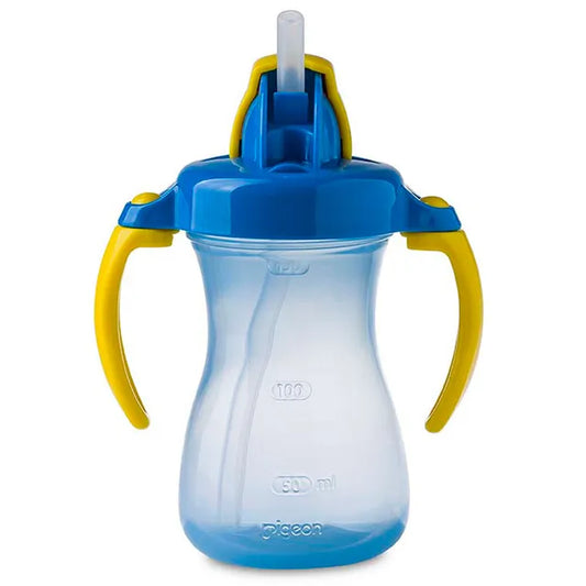 Pigeon Petite Straw Bottle Hanging Type Blue - 150ml