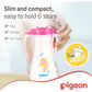 Pigeon Tall Straw Bottle - Pink