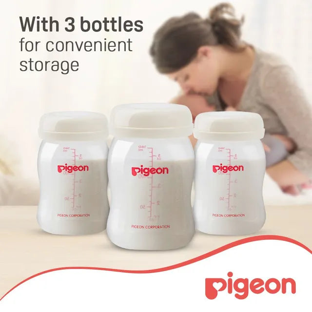 Pigeon Breast Milk Storage Bottle Pack of 3 - 160ml