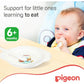 Pigeon Feeding Set - White