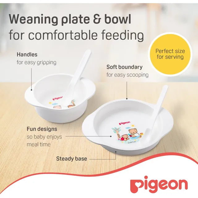 Pigeon Feeding Set - White