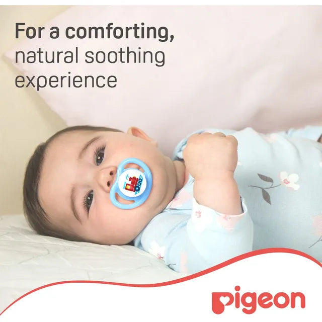 Pigeon Mini Light Pacifier Boy S - Train